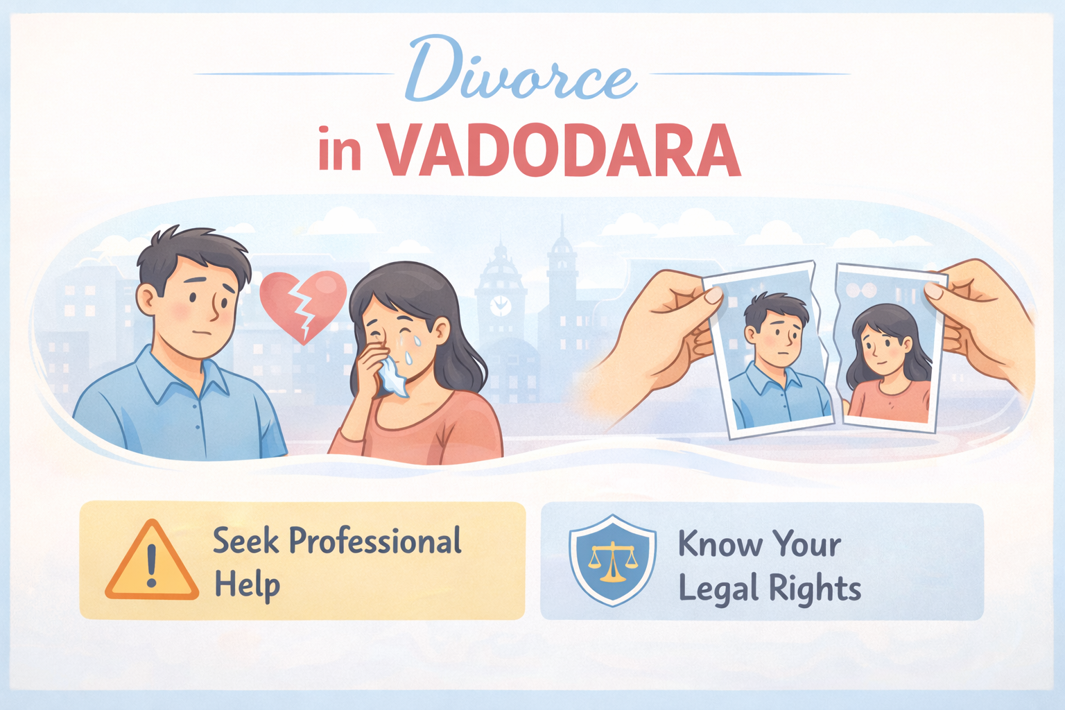 Divorce Vadodara - Legal Help, Mutual Consent, Child Custody, Family Court
